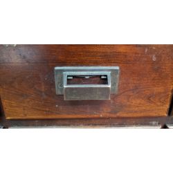 Large 1920's Wood & Glass Apothecary Storefront Step Back Cabinet & Display Case #GA2016