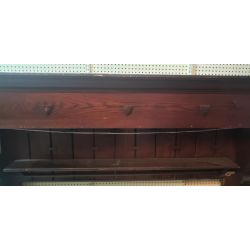 Huge Wooden Fireplace Mantel with Second Shelf #GA2033