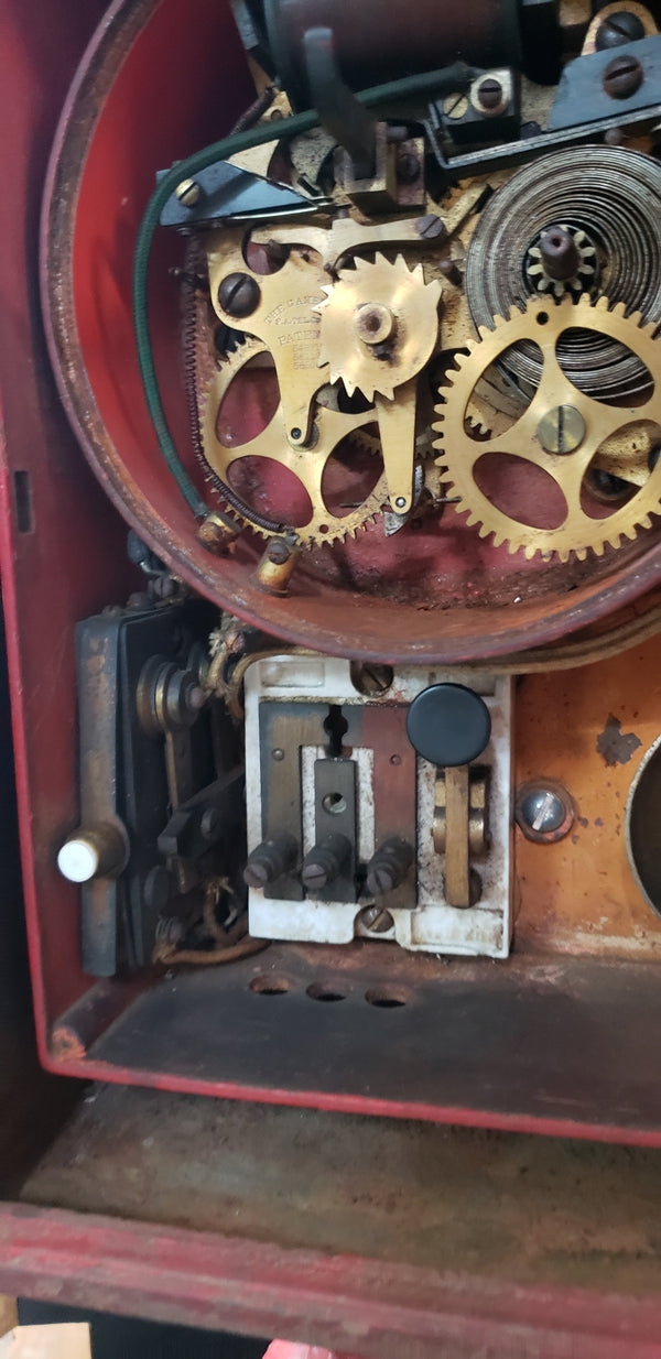 Restored Gamewell N.Y. Fire Alarm Telegraph Co. Station Box on Pole #GA2197