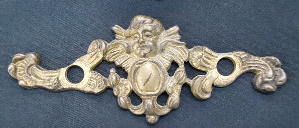 12 Piece Solid Brass Sun God Design Drawer Pulls & Key Hole Escutcheons #GA2204