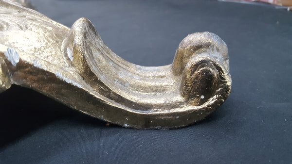 Antique Ornate Cast Brass Lamp Floor Base #GA2205