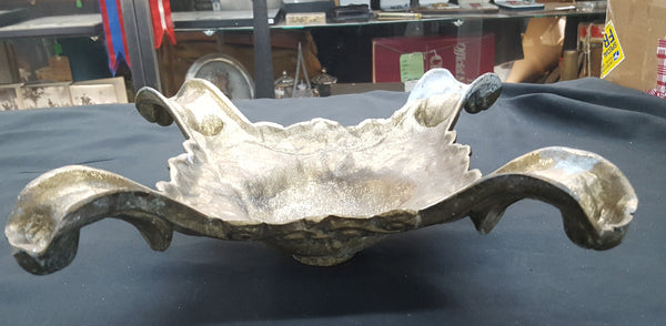 Antique Ornate Cast Brass Lamp Floor Base #GA2205
