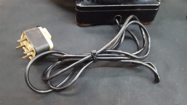 1940 Western Electric F-1 Metal Phone with Oak Subset Ringer Box #GA2219