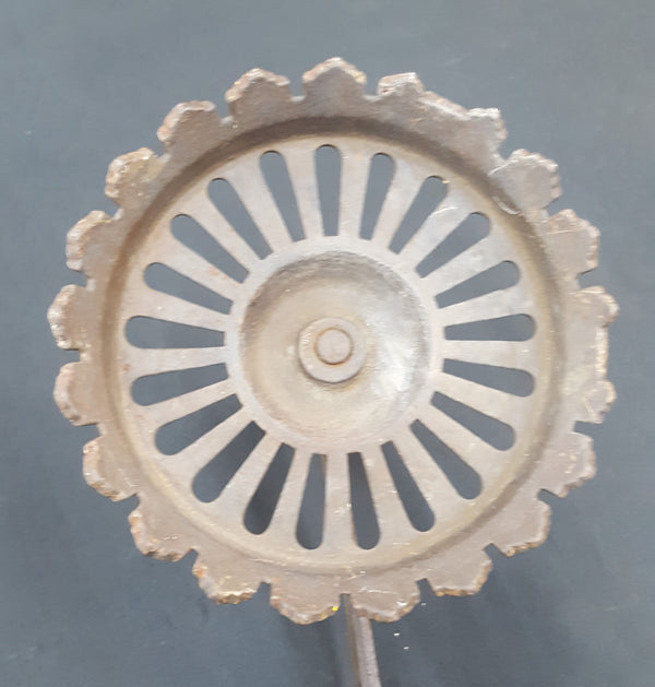 Victorian Cast Iron Oil Lamp Sconce with Wall Bracket #GA2258