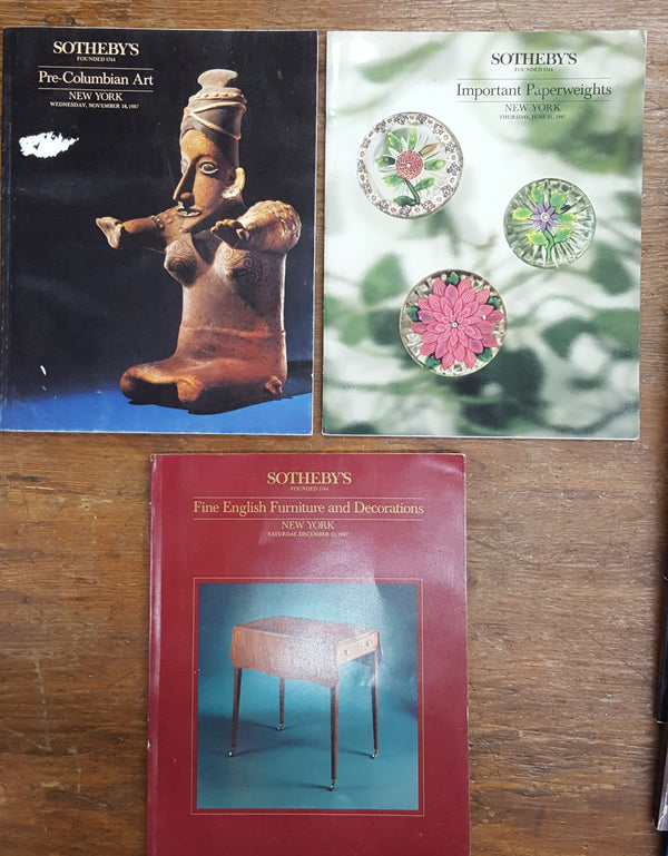 Lot of 48 Sotheby's Auction Catalogs 1987-1994 #sotheby's