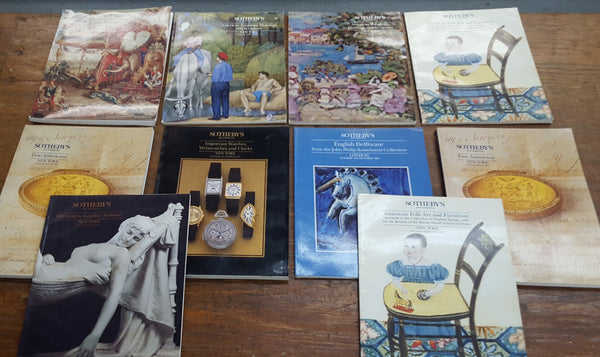 Lot of 48 Sotheby's Auction Catalogs 1987-1994 #sotheby's
