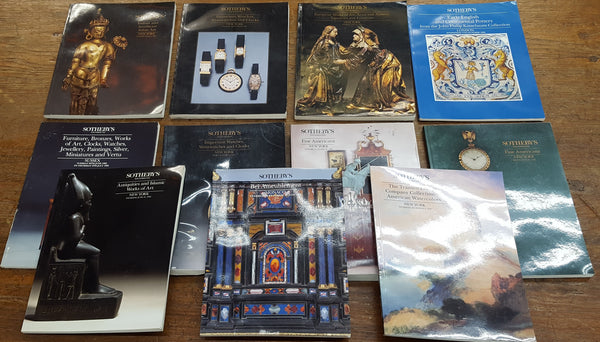 Lot of 48 Sotheby's Auction Catalogs 1987-1994 #sotheby's