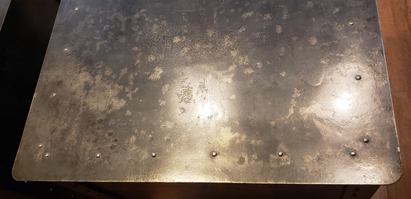 Late 1800's Pair of Shop Made Riveted Machinist Cabinets #MSC