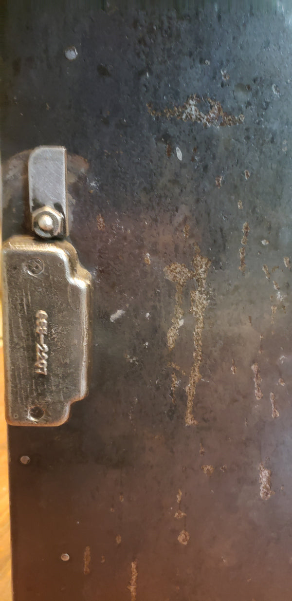 Late 1800's Pair of Shop Made Riveted Machinist Cabinets #MSC
