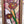 Load image into Gallery viewer, Arch Top Stained Glass Window with Multi Colored Floral Design in Red Oak Frame #GA2265