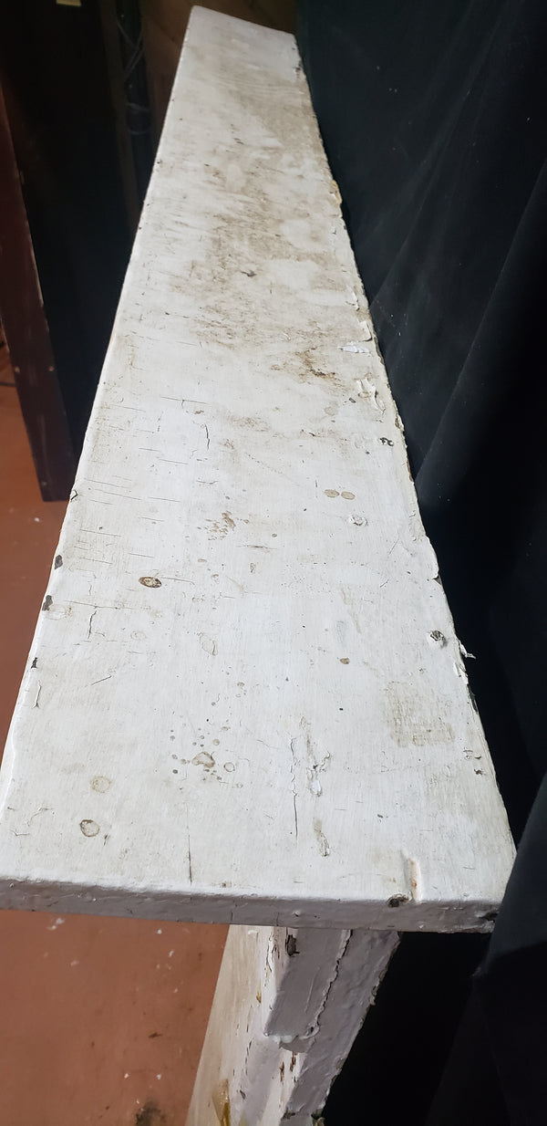 Antique 6 Foot Wide Pine Fireplace Mantel #GA9018