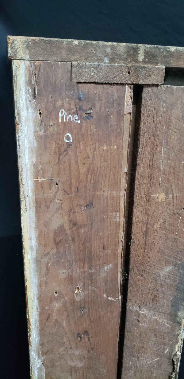 Late 1800's Pine Narrow Fireplace Mantel #GA9020