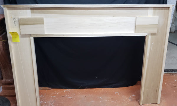 Contemporary White Fireplace Mantel with Diamond Accents #GA9022B
