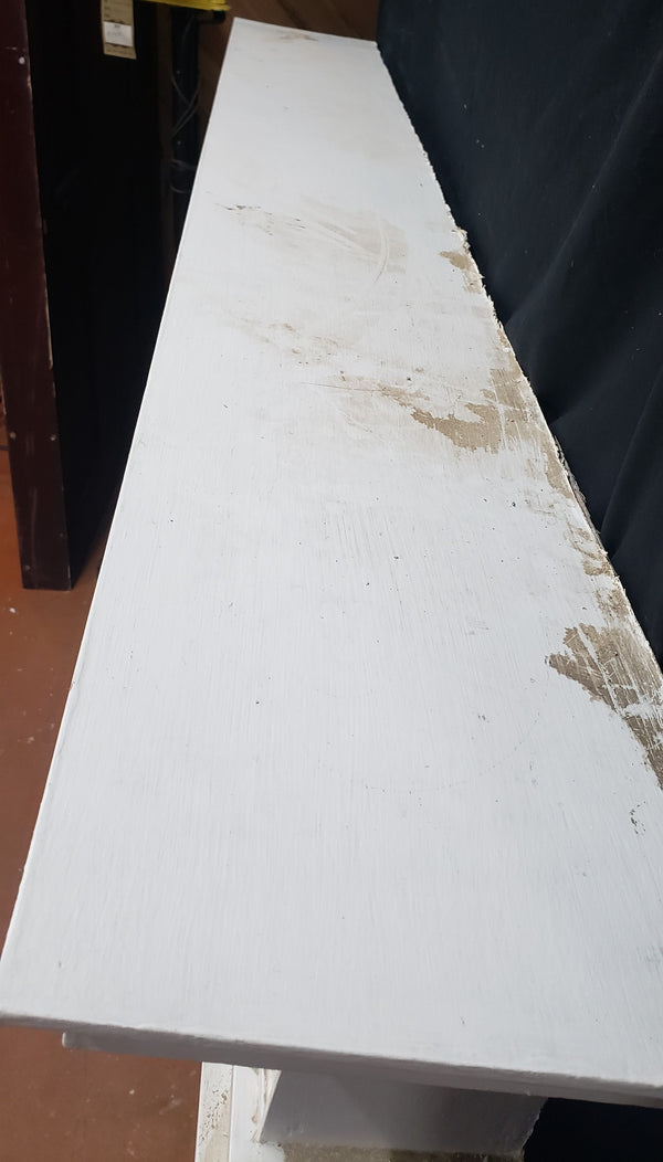 Antique 6 Foot Wide Poplar Fireplace Mantel #GA9023
