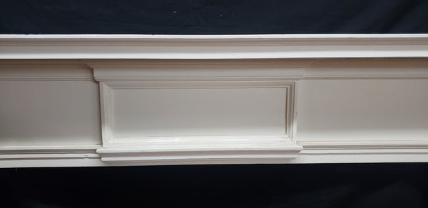 Antique 6 Foot Wide Poplar Fireplace Mantel #GA9023