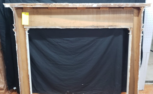 Antique 6 Foot Wide Poplar Fireplace Mantel #GA9023