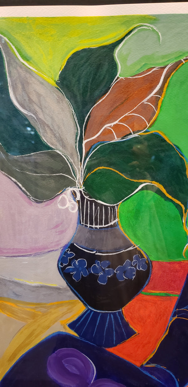 Itzchak Tarkay 1998 "Winnie"  Limited Edition Color Serigraph 30" x 31.5" Signed #Tarkay