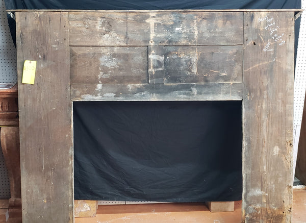 Antique Heart Pine Fireplace Mantel #GA9029
