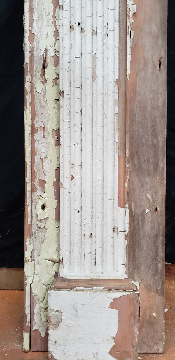 Antique Corinthian Style Fireplace Mantel with Ornate Trim #GA9033B