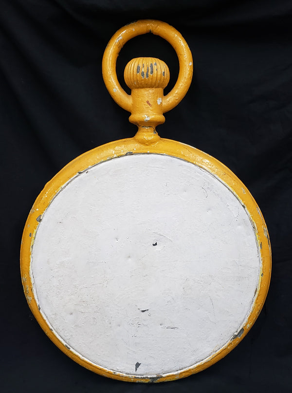19th Century Zinc Double Sided Watchmaker or Jewelers Trade Sign #GA121212