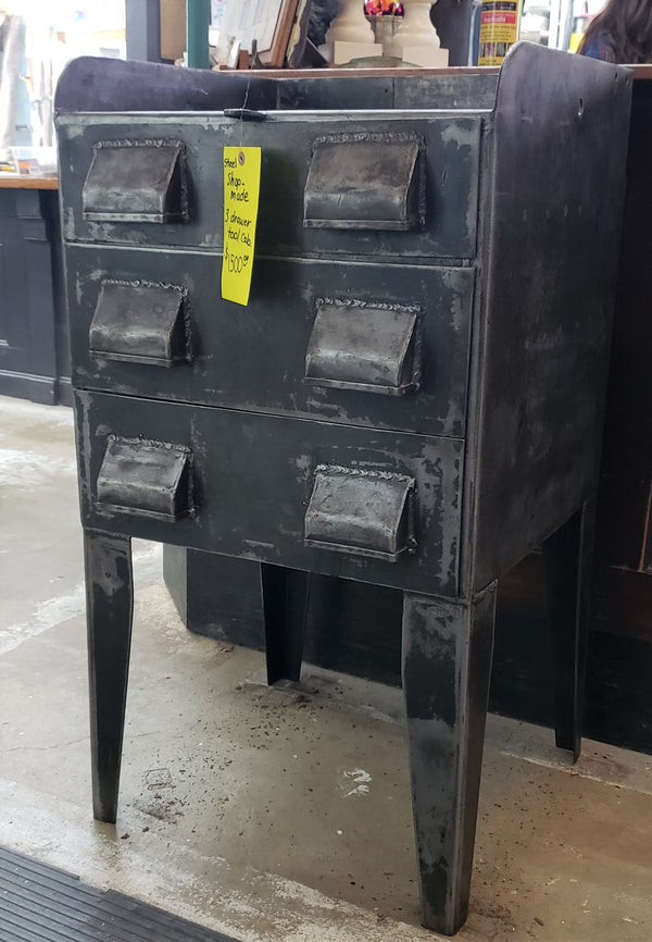 Steel Shop Made 3 Drawer Tool Cabinet #GA9201