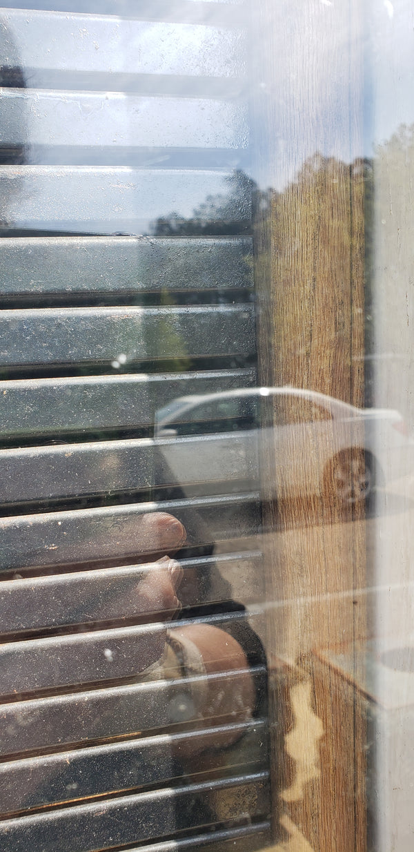 Copper & Glass Advertising Marquee from St. Luke's Union Church in Virginia #GA9117