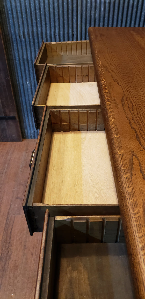 Restored 1930's 24 Drawer Cabinet from GE Light Factory in New Philadelphia Ohio #GA9119