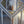 Load image into Gallery viewer, Geometric Textured Leaded Glass Window w/ Starburst Center in Wood Frame #GA9135