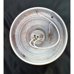 Restored Round Metal Ceiling Mount Light Fixture Base #GA4070
