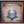 Load image into Gallery viewer, Multicolored Square Stained Glass Window in Wood Frame with 2102 Detail #GA4046