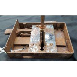 Primitive Iron Rim Lock Back Plate Key & Door Pull #GA4179