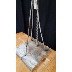 Reclaimed Wrought Iron and Wood Lightning Rod #GA169