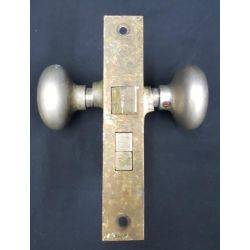 Jack & Jill Mortise Door Lock With Door Knobs & Brass Rosettes #GA134