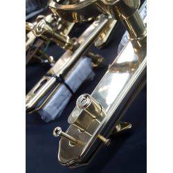 Set of 9 Brass Door Lever Cylinder Lock Sets #GA1086