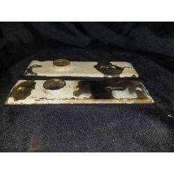 Pair of Narrow Doorknob Backplates #GA285