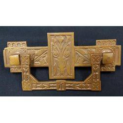 Large Ornate Brass Asian Inspired Furniture Drawer Pull #GA62