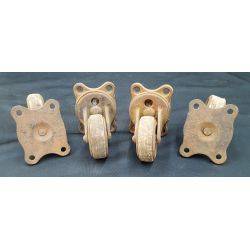 Set of 4 Cast Iron Casters #GA4258