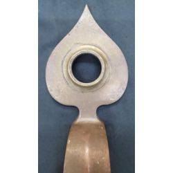 Large Solid Brass Teardrop Design Door Pull Handle with Dead Bolt Space #GA4106