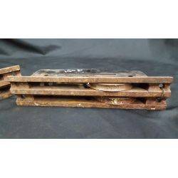 Set of 4 Cast Iron Pocket Door Roller Hardware #GA4303