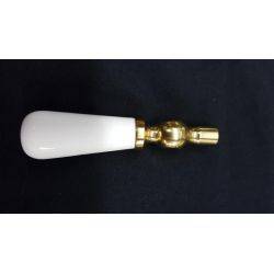 Sign of The Crab Brand Porcelain & Brass Shower Handle Knob #GA 185