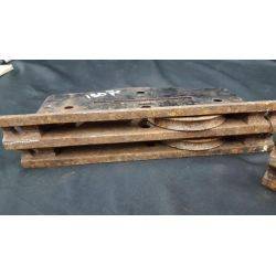Set of 4 Cast Iron Pocket Door Roller Hardware #GA4303