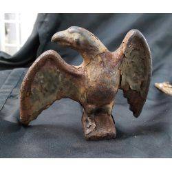Set of 4 Cast Iron Roof Eagle Snowbirds #GA4068