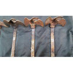 Set of 4 Cast Iron Roof Eagle Snowbirds #GA4068