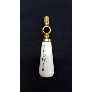 Sign of The Crab Brand Porcelain & Brass Shower Handle Knob #GA 185