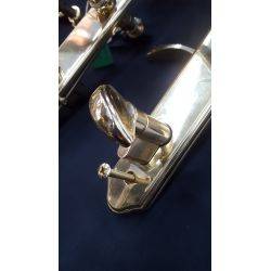Set of 9 Brass Door Lever Cylinder Lock Sets #GA1086
