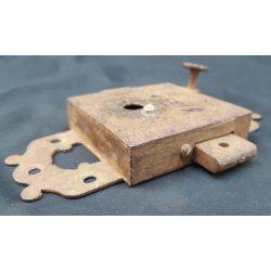 Cast Iron Primitive Decorative Lock #GA4163