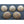 Load image into Gallery viewer, Set of 5 Round Textured Black & Gold Cabinet Drawer Pulls #GA 66