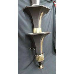Antique Restored 3 Level Art Deco Theater Light Sconces #GA255