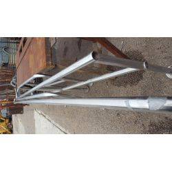 Complete Set of Steel Crowd Traffic Control Barrier Bars