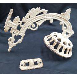 Reclaimed Cast Iron Victorian Wall Mounted Oil Lamp Holder Sconce #GA4076